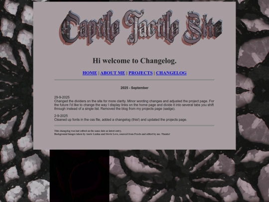 changelog screenshot
