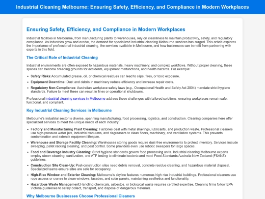 industrial-cleaning-melbourne screenshot