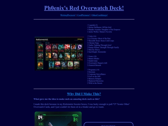 CoolThings/CyberpunkTCG_Decks/RedOverwatchDeck screenshot