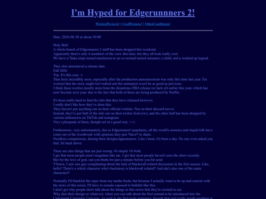 WritingProjects/Edgerunners2Hype screenshot