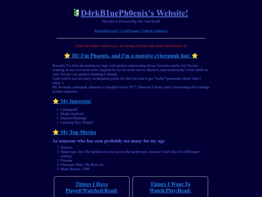 index screenshot