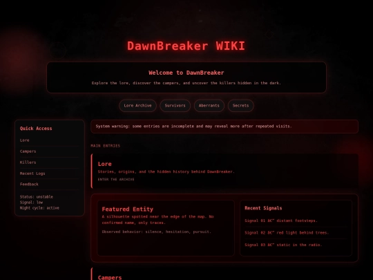 index screenshot