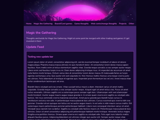 Web pages/mtg screenshot