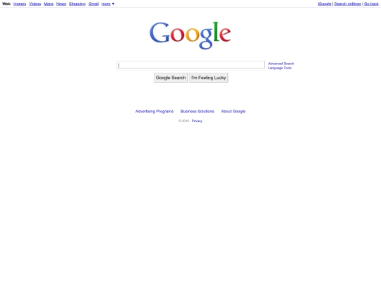 web screenshot