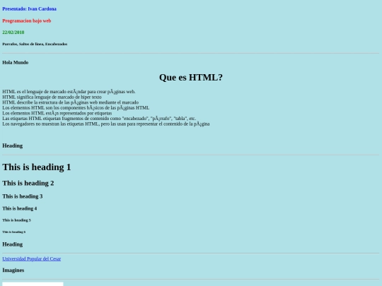 Mi Primera Pagina screenshot