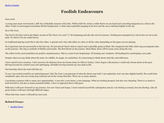 blog/foolish-endeavours screenshot
