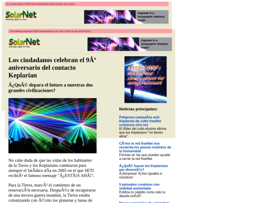 solarnet screenshot