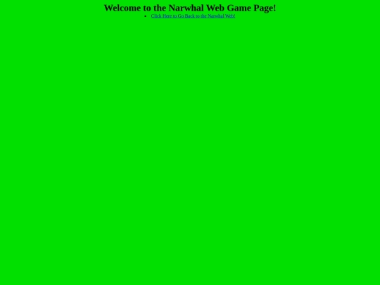 NarwhalWebGamePage screenshot