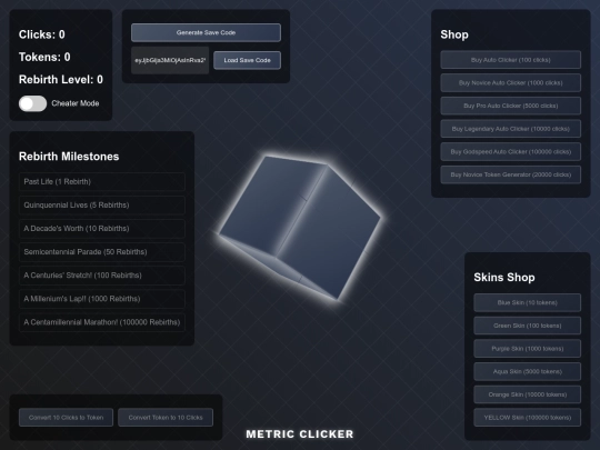 Metricclicker screenshot