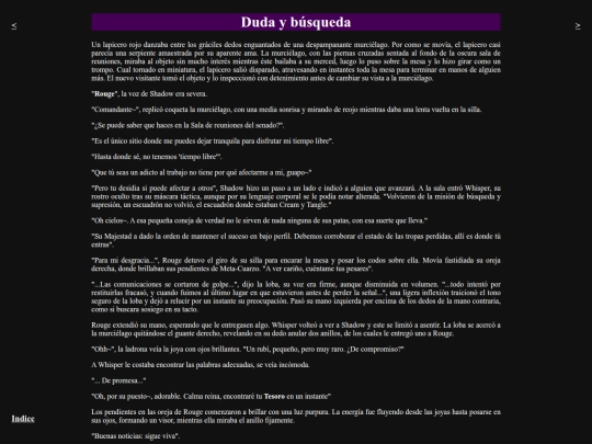 ES/Story/Legacy/31-Duda-y-búsqueda screenshot