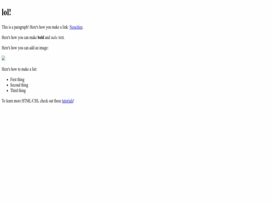 index screenshot