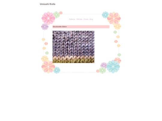 Stitches/stockinette screenshot