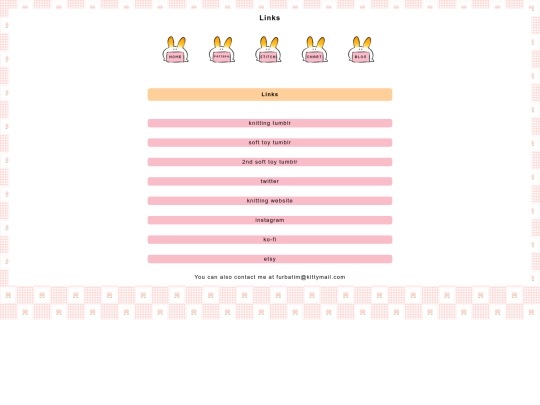 links screenshot