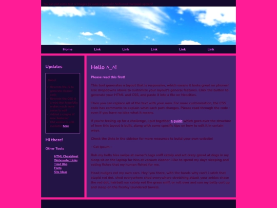 index screenshot