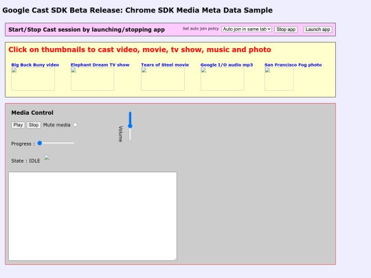 cast-sender screenshot