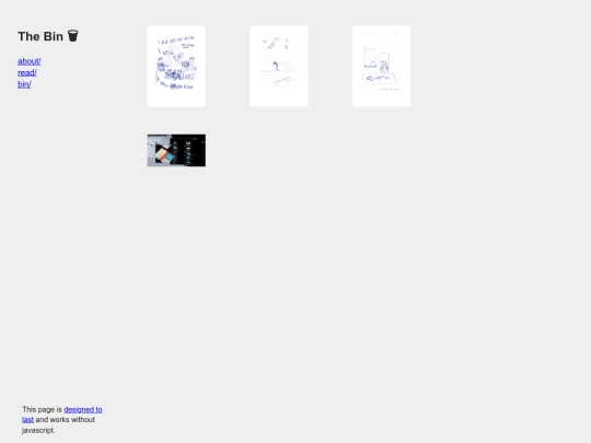 bin screenshot