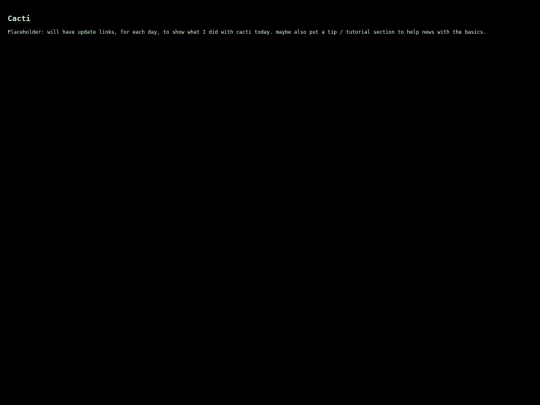 cacti screenshot