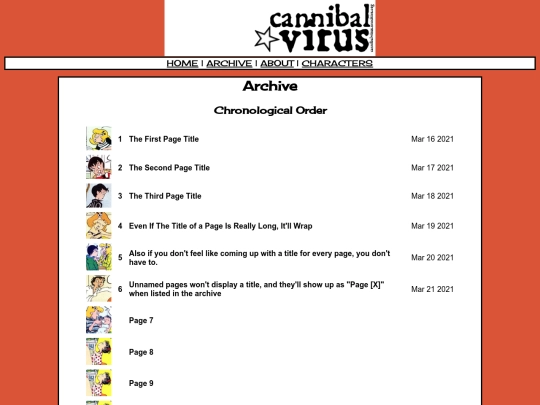 archive screenshot