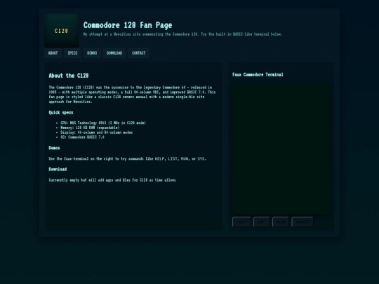 index screenshot
