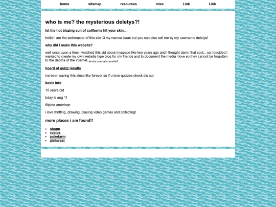 pages/deletys screenshot