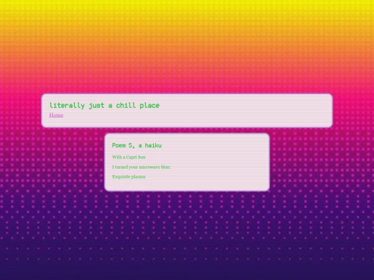 haiku screenshot