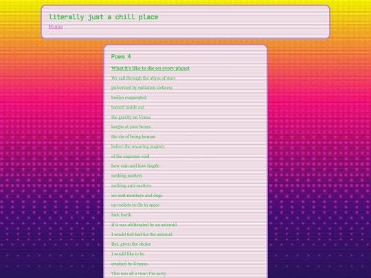 poem4 screenshot