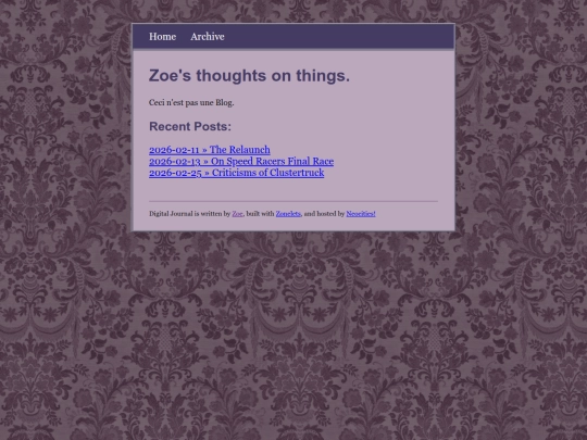 blog screenshot