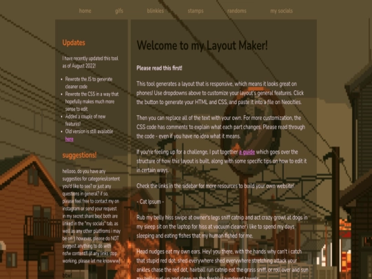 index screenshot