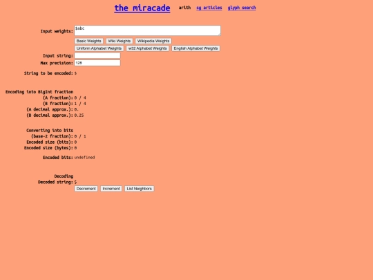 arith screenshot