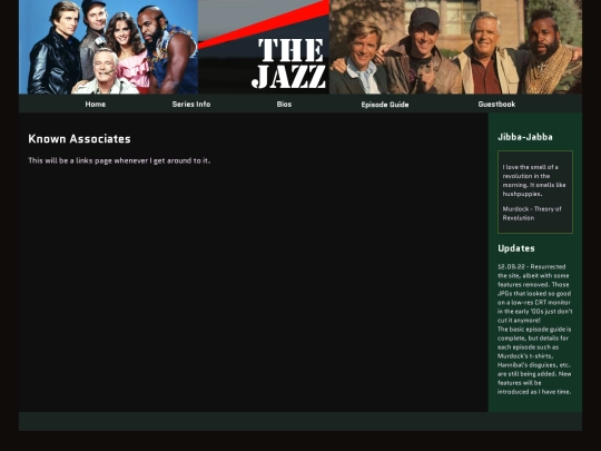 links screenshot