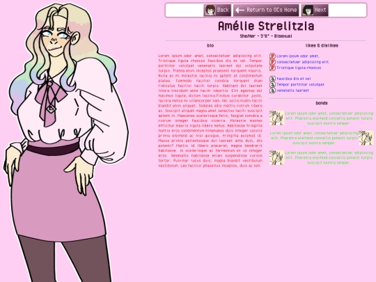 ocs/amelie-strelitzia screenshot