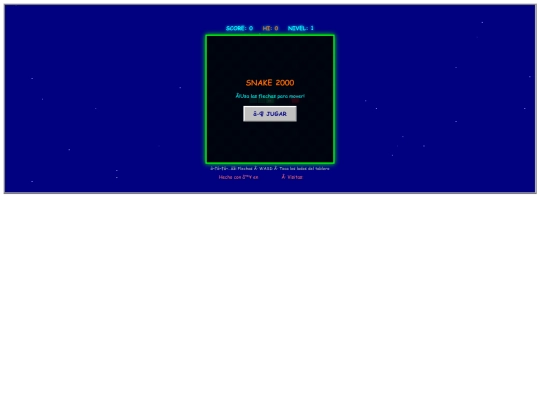 geocities_snake_game screenshot