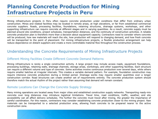 planning-concrete-production-for-mining-infrastructure-projects-in-peru screenshot