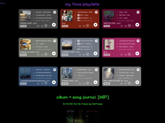 music screenshot