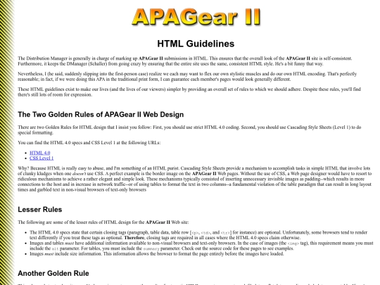 apagear2/Info/html screenshot
