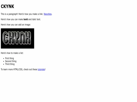 index screenshot