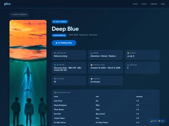 deep-blue screenshot