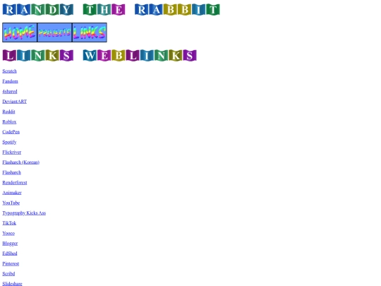 links screenshot