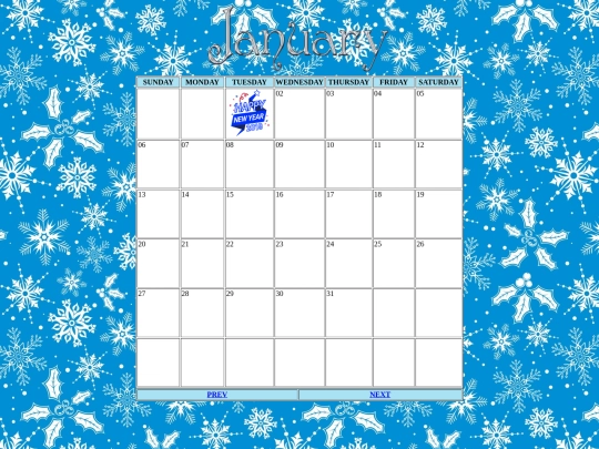 calander screenshot