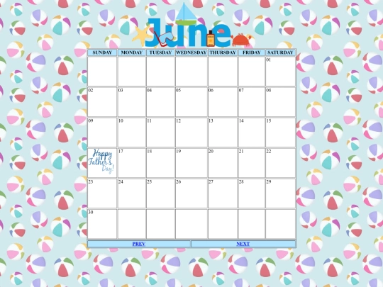 calander/june screenshot