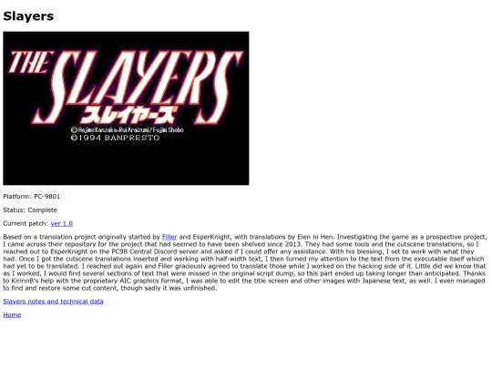 slayers screenshot