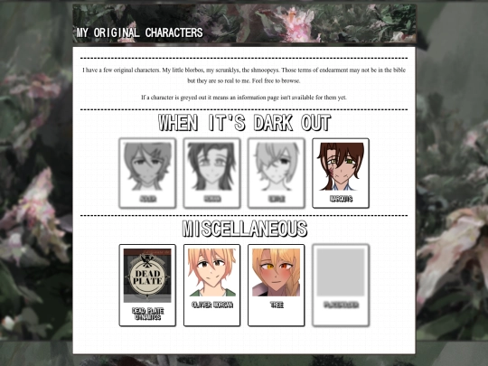 characters screenshot