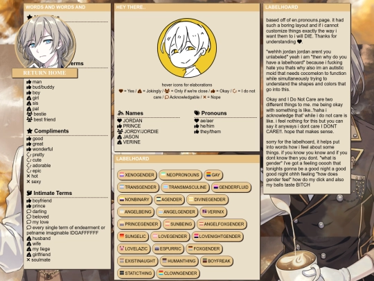 main/gender screenshot