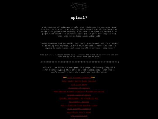 spiral screenshot