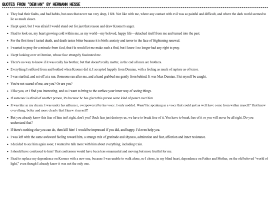 spiral/lists/demian screenshot