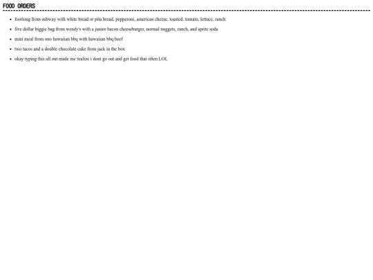 spiral/lists/orders screenshot