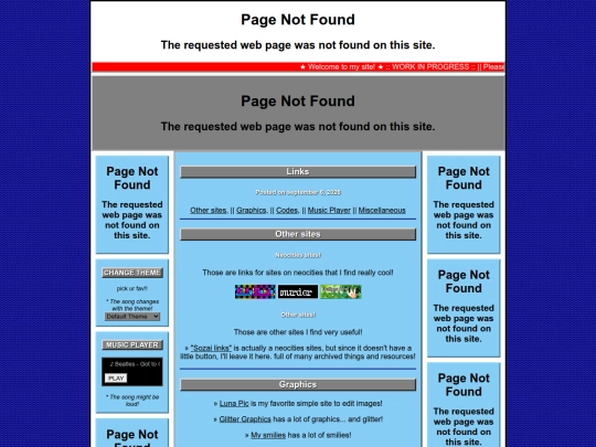 links screenshot