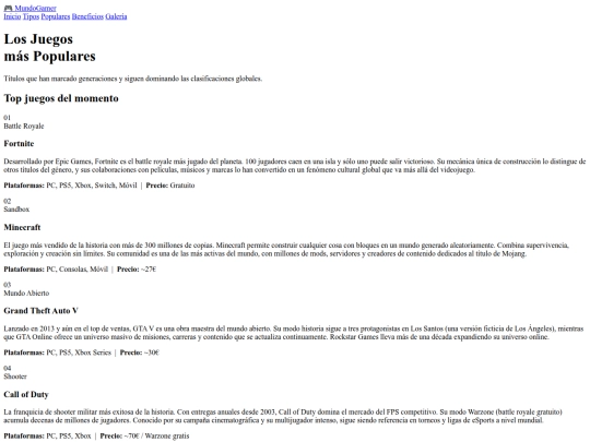 populares screenshot
