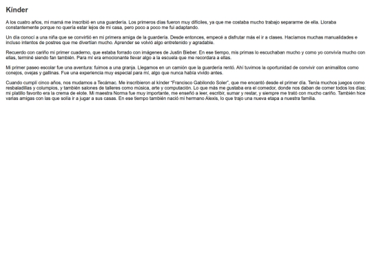 kinder screenshot