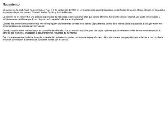 nacimiento screenshot